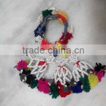 decorative pom pom tassels