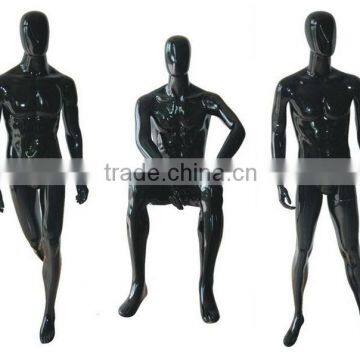 2015 fashion fiberglass black head mannequin black plastic mannequin black mannequin head HZ-855