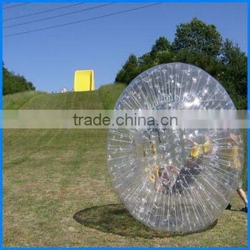 Hot sale germany inflatable glowing zorb ball for adults,bumper ball for sale