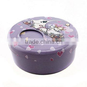 cute gift tin box for children,fancy gift tin box,metal box for wedding gift