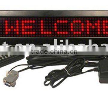 7*80 pixels Single Line LED Display Sign LED Message Display