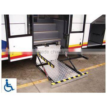 China Xinder Brand WL-UVL-700 Power Hydraulic Bus Wheelchair Scissor Elevator Lift for disabled Under vehicle Floor