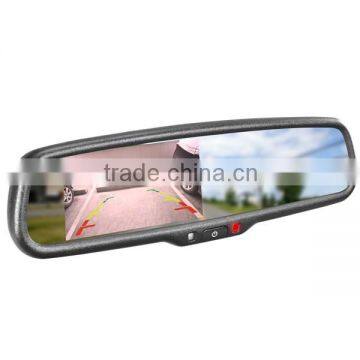 4.3 inch car rear view mirror monitor with back up camera