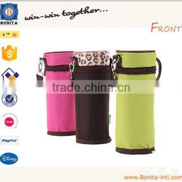 Hot selling insulated cooler bottle bag for lunch bag with bottle holder