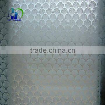 Acid Etched Glass / Living Room Glass Partition Design/ Frosting Glass Partitions for Shower Room photo-4