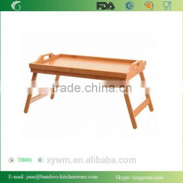 Bamboo Bed and breakfast Tray with Folding Legs