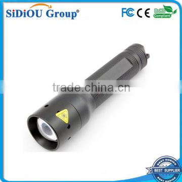 0.5w aluminum flashlight zoom glow flashlight