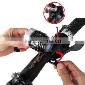 3 Modes Waterproof 10W 1200Lm XM-L2 T6 LED Headlight Headlamp Flashlight Head Torch Light Lamp Bicycle Bike Light Torch Set photo-3