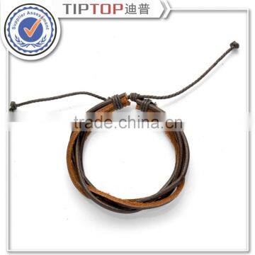 Unisex Mens Womens Multilayer Genuine Leather Metal Punk Casual Statement Knit Hand Made Wrist Bracelets Wristband Braided Rope photo-5