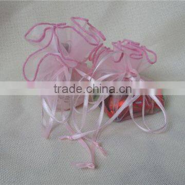 wholesale cheap personalized wedding organza bag for candy packing