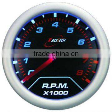 52mm Smoke Lens / Super White Led Electrical Tachometer Gauge