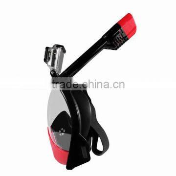 2016 Hot Sell Full Face Snorkel Diving Mask for Gopro SJCAM