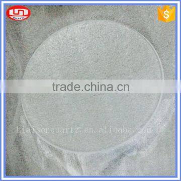 Clear fused quartz glass plate quartz disc