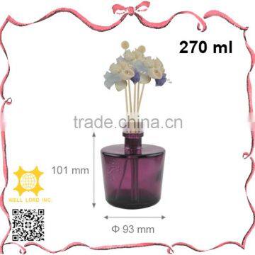 High quality 270ml customized aroma therapy glass diffuser