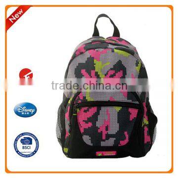 2016 China factory Cute Minnie cheap school backpack