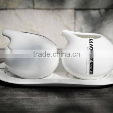 Modern design , white porcelain small creamer