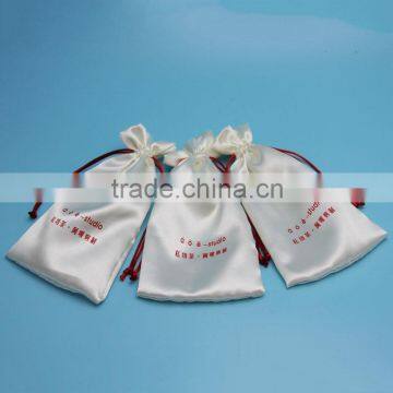 Economic Crazy Selling cheap satin pouch with ribbons