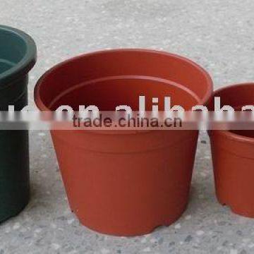 Round plastic flowerpot,planter