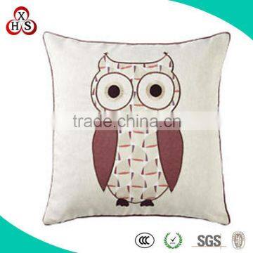 High Quality OEM New Design Custom Made soft owl cushion wholesale