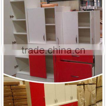 1.8m high glossy pvc kitchen cabinet