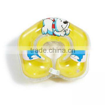Wholesale Colorful Inflatable PVC Baby Swim Ring, Inflatable Baby Neck Ring