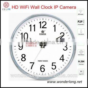 Digital wall desk clock wifi 1080P Remote real-time Control Network radio Camera Module alarm hidden Camera Wifi clock