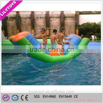 Cheap Inflatable water seesawing sports totter toys,cheap inflatable water park toys