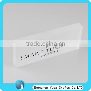 frosted acrylic sign logo plexiglass logo block perspex logo block display