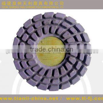 100mm Flexible polsihing pad abrasive stone for clazed tiles