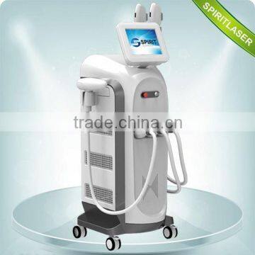 3 in 1 SHR+IPL+YAG Multi-function Machine Movable screen CPC free shipping ipl 10HZ