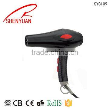 Electric salon Hair care Styler AC motor Hair Dryer with ionic