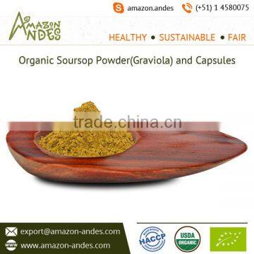 Organic Soursop Powder(Graviola) and Capsules