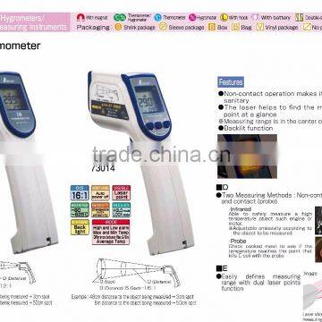 Non-contact Infrared Thermometer Hygrometer Made in Japan