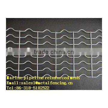 Pipeline reinforced wire mesh