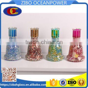 Glass colored shishahookah Mosaic paster Glass vase