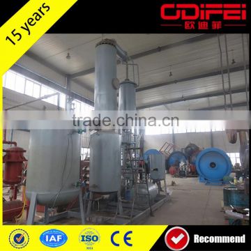 Waste Gas Recovery Tire Oil Refining To Diesel Equipment