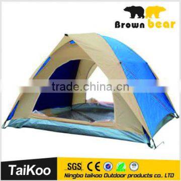 4 man double layer tent dome