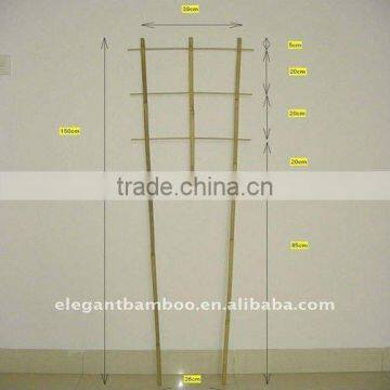 bamboo ladder trellis for climbing support plant, nursery, vegetable and tomato