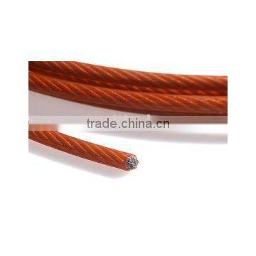 PVC coated steel wire rope