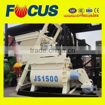 Canton Fair Hot Sale Js1500 Horizontal Twin-Shaft Concrete Mixer