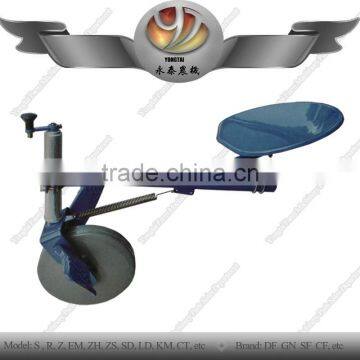 Dong Feng wakling tractor seat and tail wheel assembly