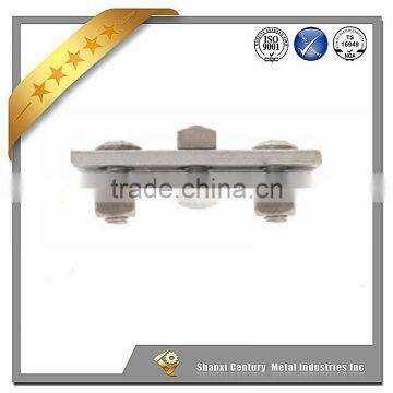 Pole Line Hardware Straight 5/8 Carriage Clamping Bolted 6461guy Clamp photo-2
