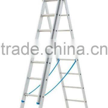 3 Way Combination Ladder 9 Rung 4.2m Aluminium EN131 Zarges Starline Tubesca