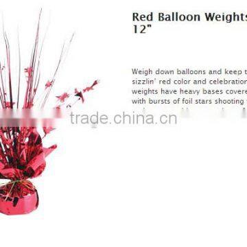 Red Balloon Weights/centerpices
