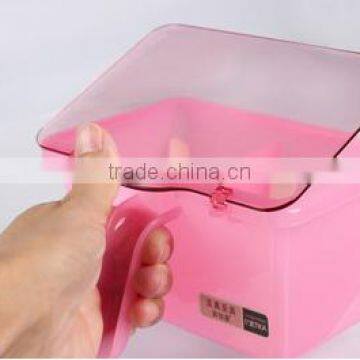 Plastic Square Salt Spice Jar Storage Containers With Spoon photo-4