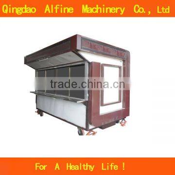 New design square shape outdoor food kiosk for sale