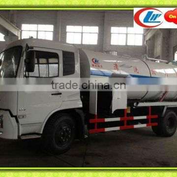 Dongfeng NEW model 8cbm fecal sucking truck, fecal tanker truck