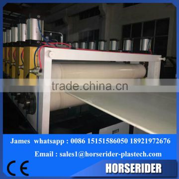 PVC skinning foam board making machine