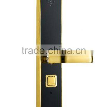 Popular sell touch screen aluminium alloy handle intelligent door lock