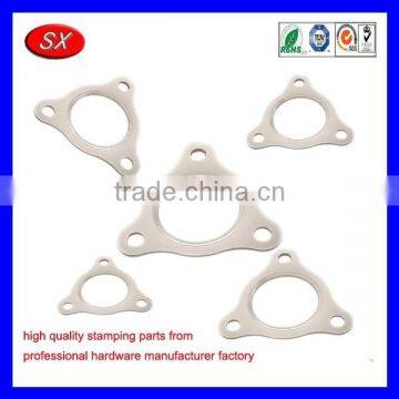 OEM 3 Bolts Gaskets Carbon Steel Nickel Plating Gasket Automotive Cover Part photo-2
